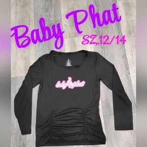 LS Black Baby Phat Tee Sz.12/14